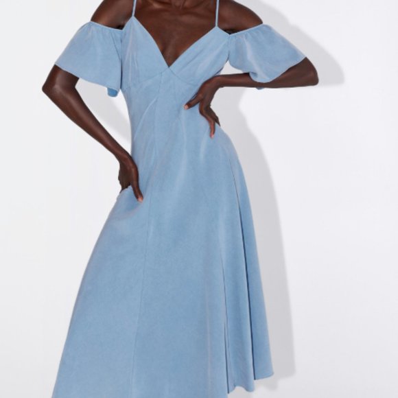 zara ladies midi dresses